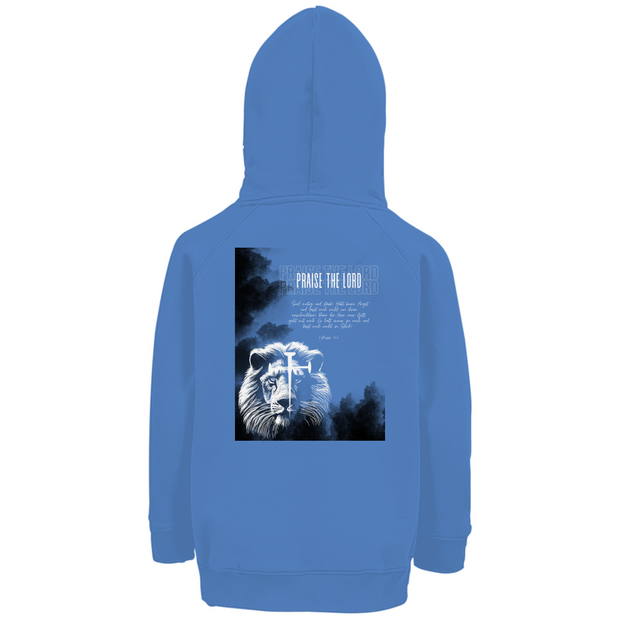 Kinder Premium Bio Hoodie "Lion" - by-grace.store