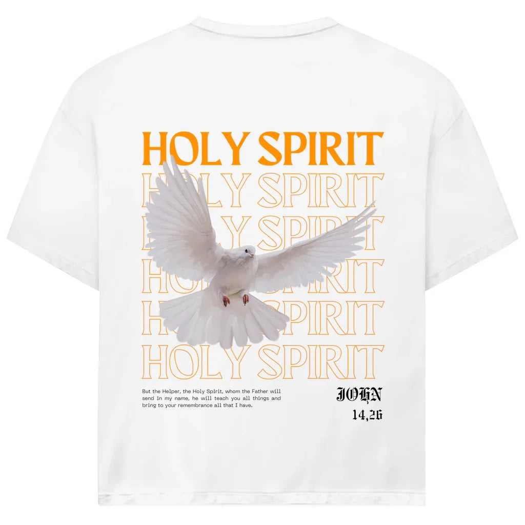 Holy Spirit Oversize T-Shirt | Vorder- & Rückendruck mit Friedenstaube | JJ Streetwear