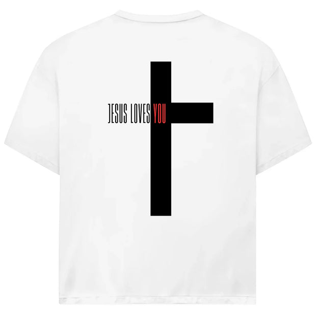 Jesus Lives Cross Oversize T-Shirt | JJ Streetwear