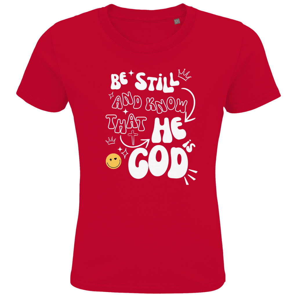 Kids Premium Bio T-Shirt "He is God" - by-grace.store