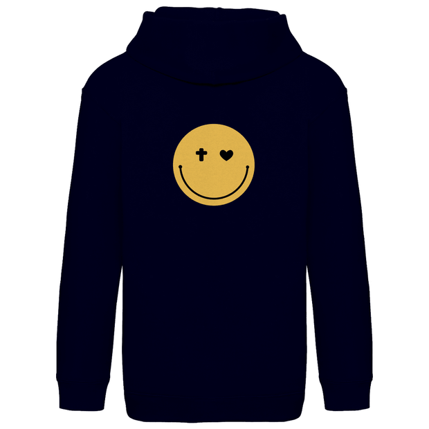 Kids Basic Hoodie "Smiley" - by-grace.store