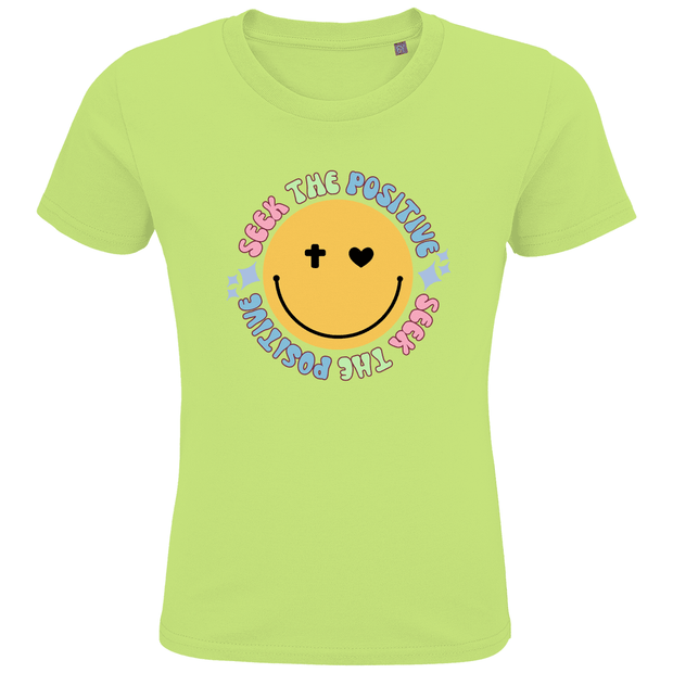 Kids Premium Bio T-Shirt "Seek the Positive" - by-grace.store