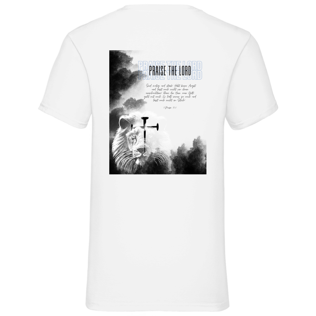 Herren Basic V-Neck T-Shirt 