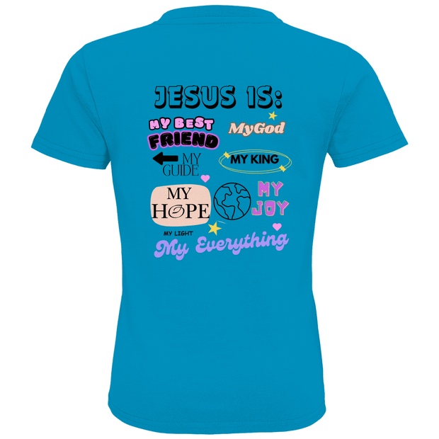 Kids Premium Bio T-Shirt "Jesus is" - by-grace.store