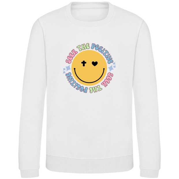 Kinder Sweatshirt "Seek the Positive" - by-grace.store