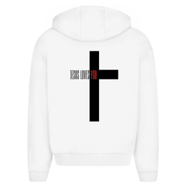 Herren Oversize Zipper Hoodie 