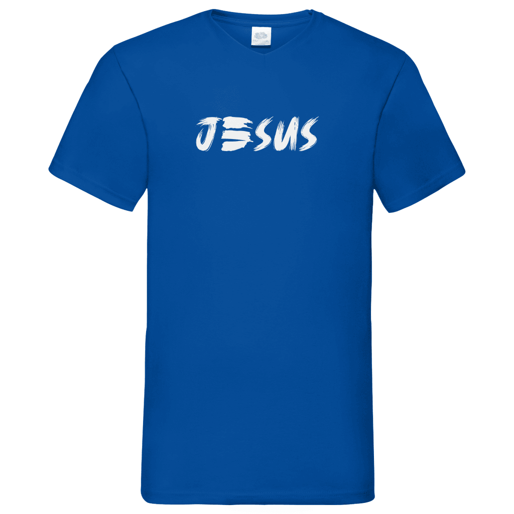 Herren Basic V-Neck T-Shirt 