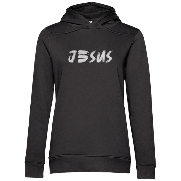 Damen Premium Bio Hoodie "JESUS" - by-grace.store