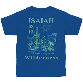 Kinder T-Shirt „Isaiah 43:19“ – Christliches Bio-Baumwolle Shirt mit Bibelvers | byGraceStore