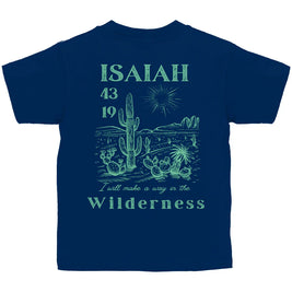 Kinder T-Shirt „Isaiah 43:19“ – Christliches Bio-Baumwolle Shirt mit Bibelvers | byGraceStore