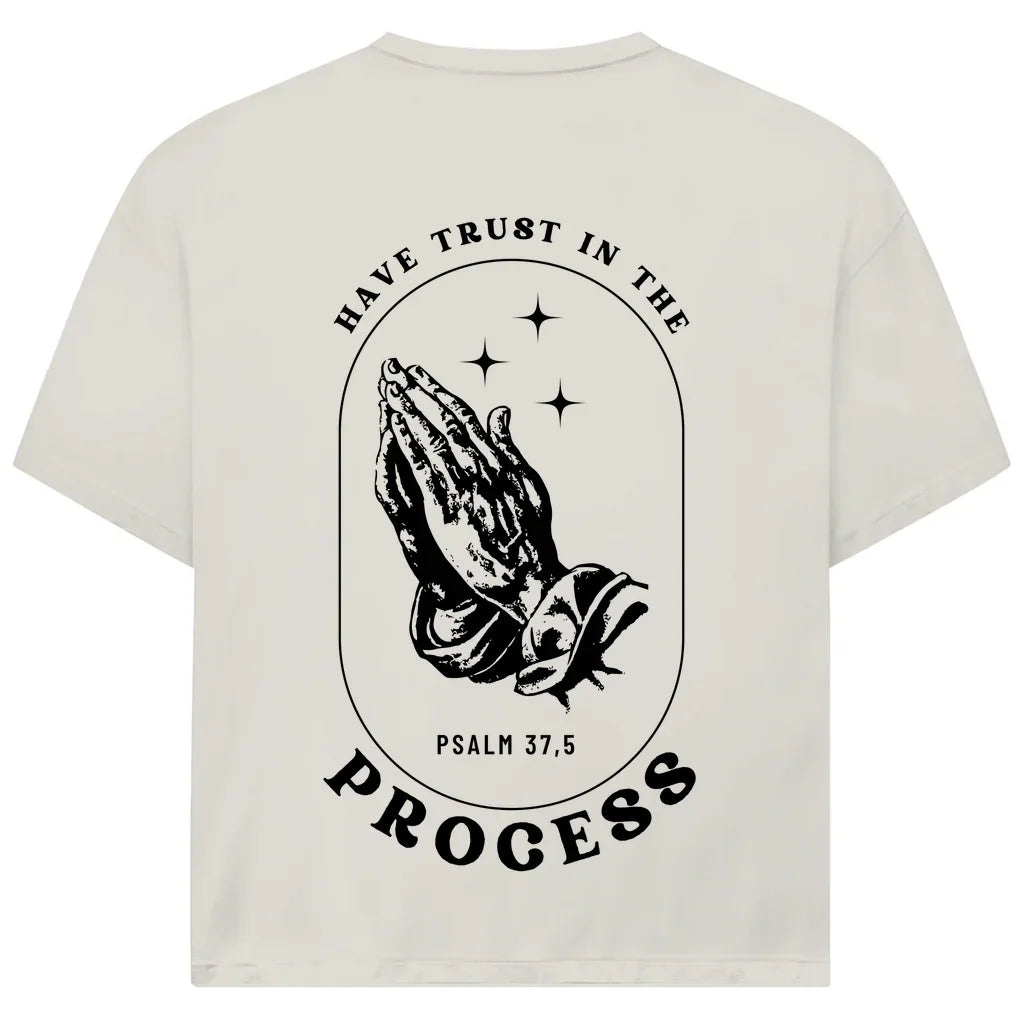 Trust the Process Oversize T-Shirt | Psalm 37:5 | Unisex Bio-Baumwolle