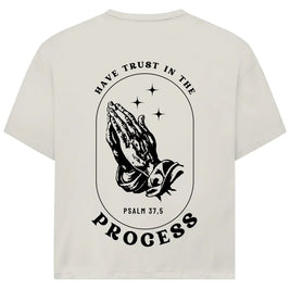Trust the Process Oversize T-Shirt | Psalm 37:5 | Unisex Bio-Baumwolle