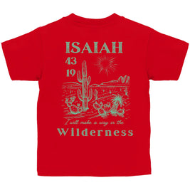 Kinder T-Shirt „Isaiah 43:19“ – Christliches Bio-Baumwolle Shirt mit Bibelvers | byGraceStore