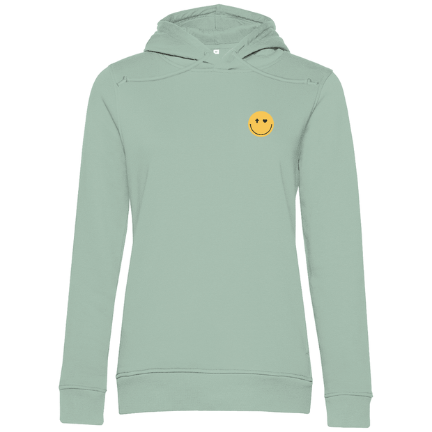 Damen Premium Bio Hoodie "He is God" - by-grace.store