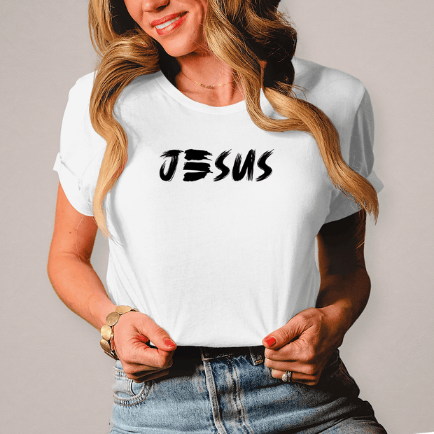 Damen T-Shirt "JESUS" - by-grace.store