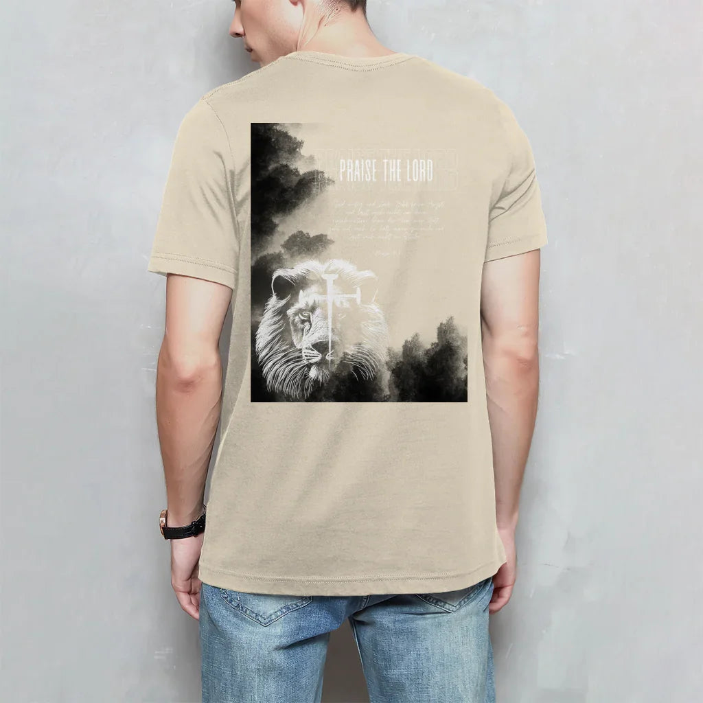 Herren T-Shirt Kreuz - by-grace.store