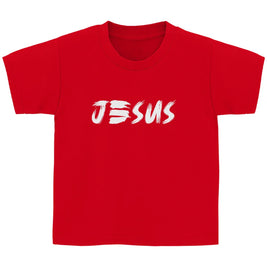 Kinder T-Shirt „JESUS“ – Christliches Statement Shirt für Jungen & Mädchen | byGraceStore