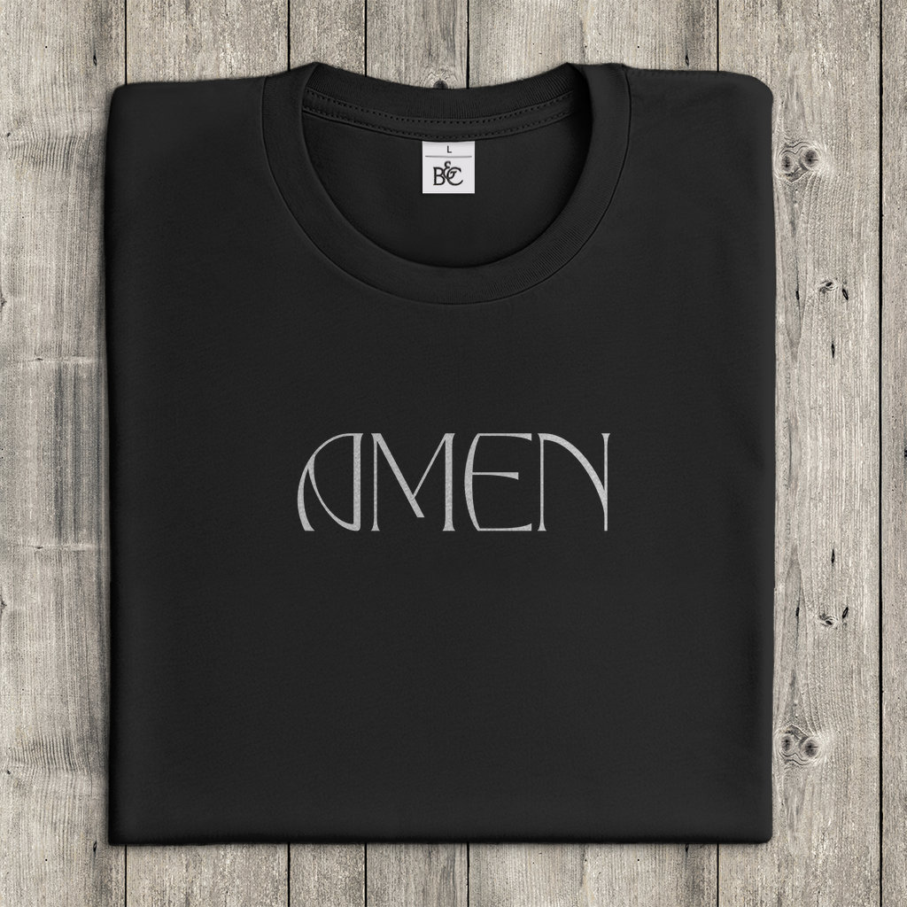 Christliches Damen T-Shirt »Amen« – Glaubens-Statement | by-grace.store