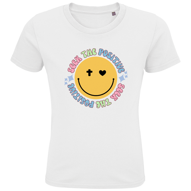 Kids Premium Bio T-Shirt "Seek the Positive" - by-grace.store