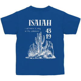Kinder T-Shirt „Isaiah 43:19“ – Christliches Bibelvers Shirt aus Bio-Baumwolle | byGraceStore