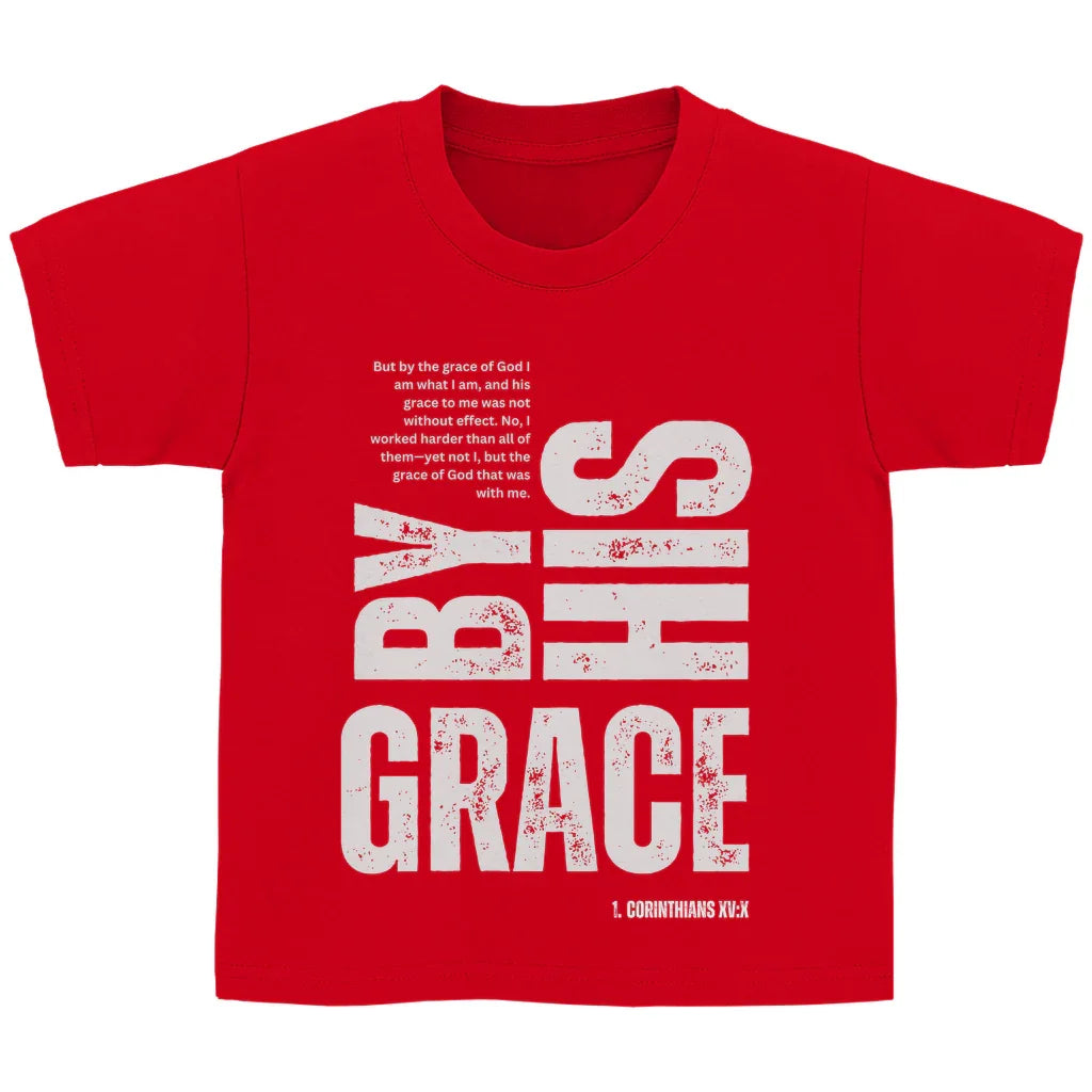 Kinder T-Shirt „Grace“ – Christliches Basic Shirt für Jungen & Mädchen | byGraceStore