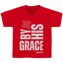 Kinder T-Shirt „Grace“ – Christliches Basic Shirt für Jungen & Mädchen | byGraceStore