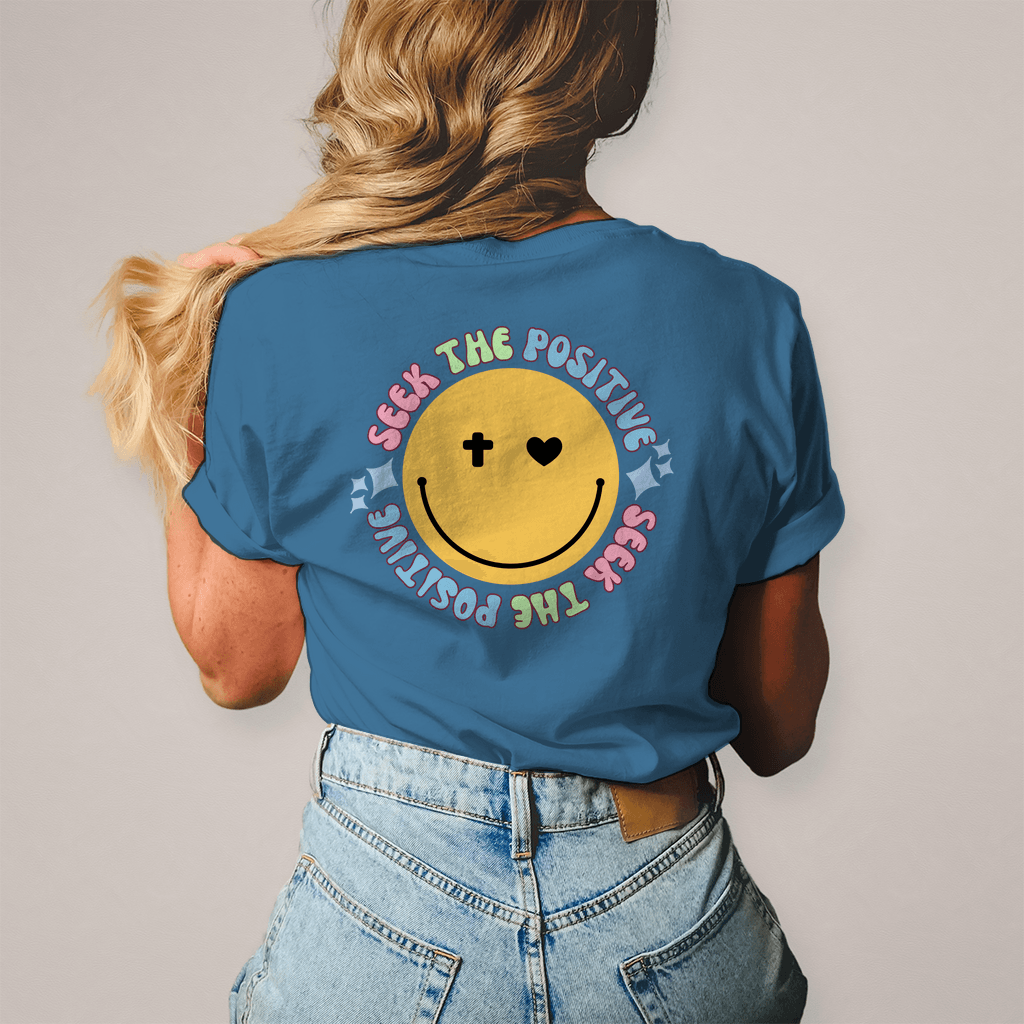 Damen T-Shirt "Seek the Positive" - by-grace.store