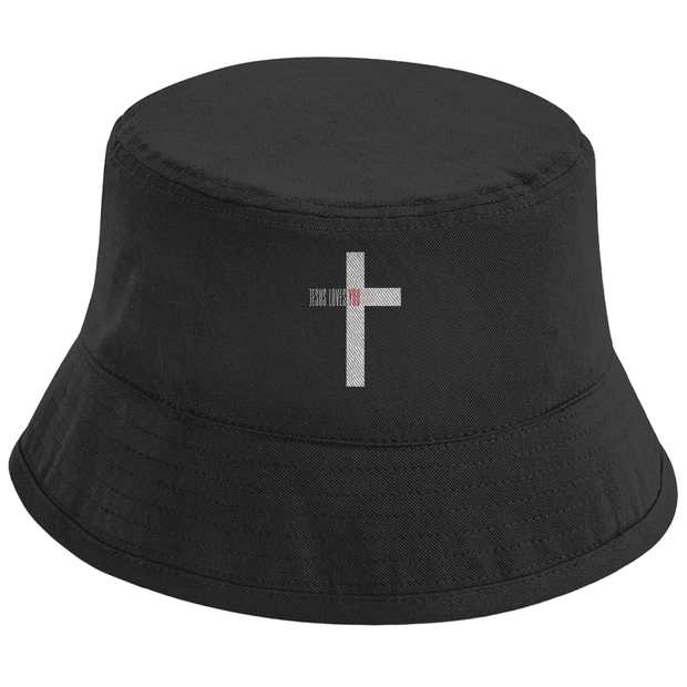Bucket Hat "Jesus loves you" - by-grace.store
