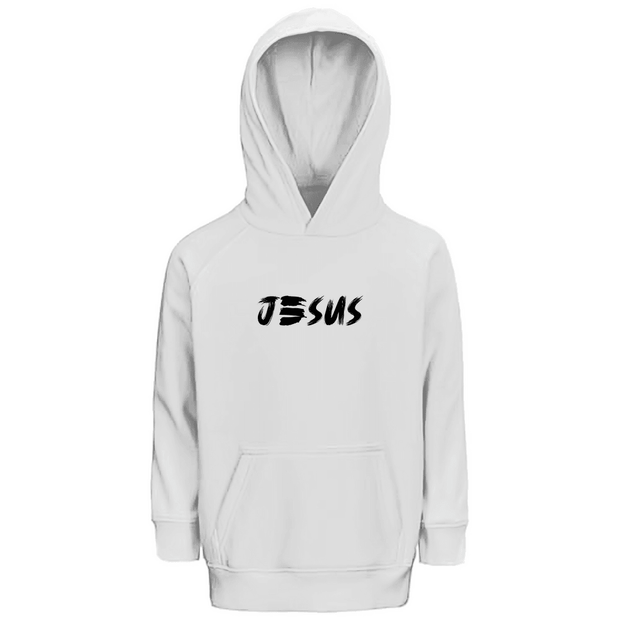 Kinder Premium Bio Hoodie "JESUS" - by-grace.store
