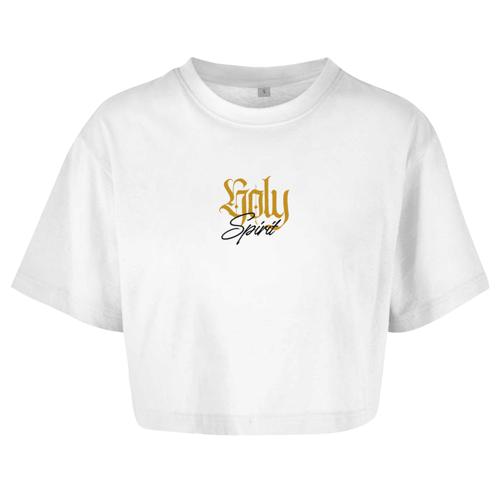 Damen Oversize Crop Top 