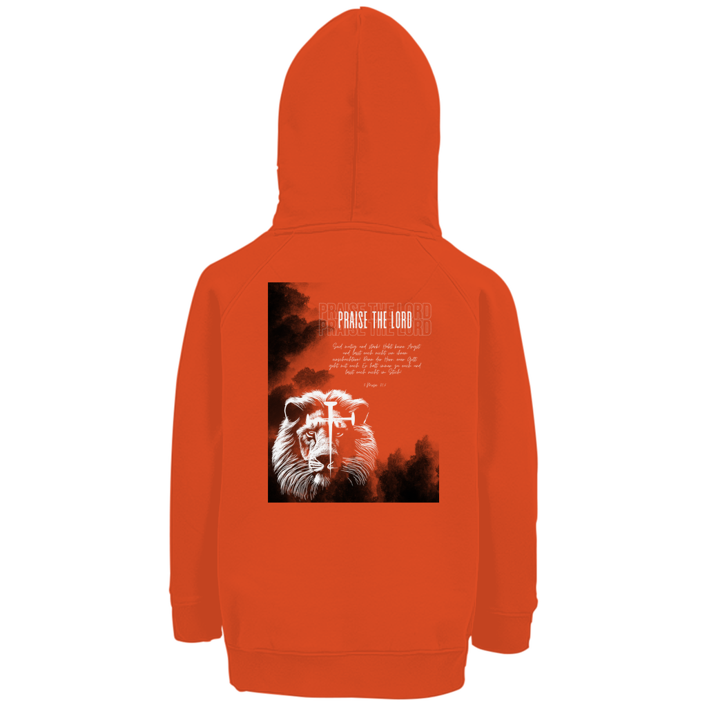 Kinder Premium Bio Hoodie "Lion" - by-grace.store