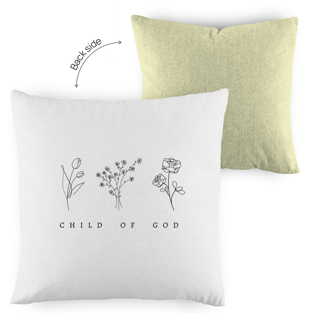 Kopfkissen zweifarbig "Child of God" - by-grace.store