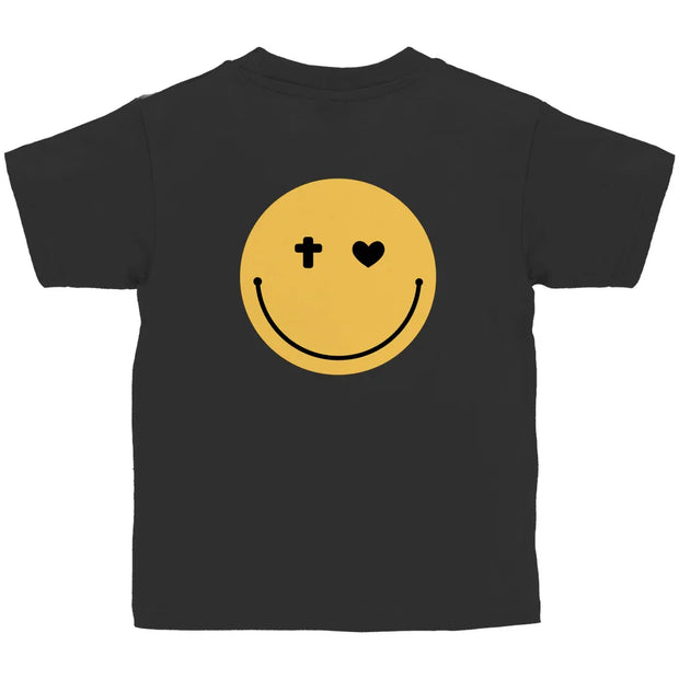 Kinder T-Shirt „Smiley“ – Christliches Motivshirt für Jungen & Mädchen | byGraceStore