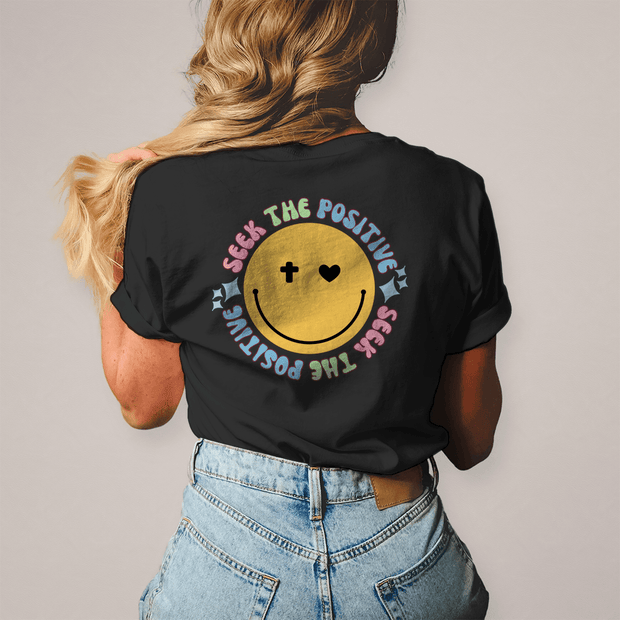 Damen T-Shirt "Seek the Positive" - by-grace.store