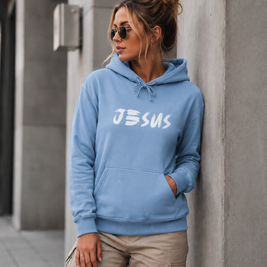Jesus Hoodie Damen | Christlicher Kapuzenpullover