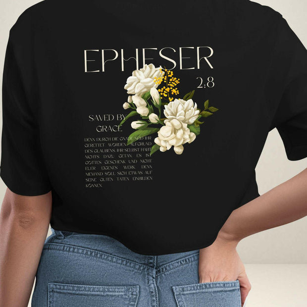 Damen Oversize Crop Top "Epheser" - by-grace.store
