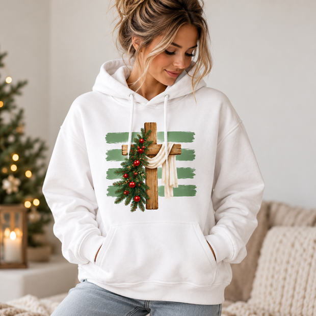 Jesus Weihnachts-Hoodie Damen – Christlicher Kapuzenpullover