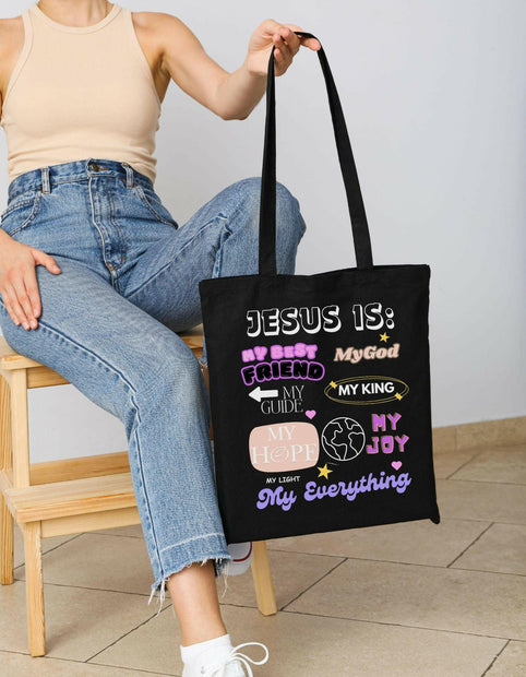 Tragetasche "Jesus is" - by-grace.store