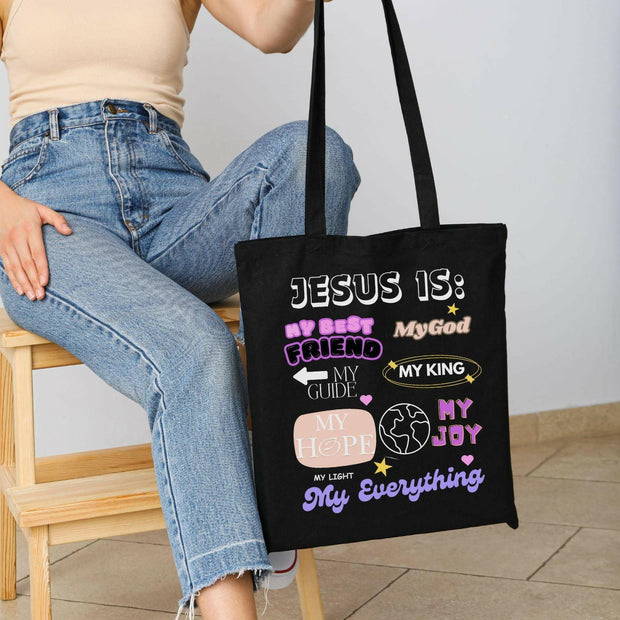 Tragetasche "Jesus is" - by-grace.store