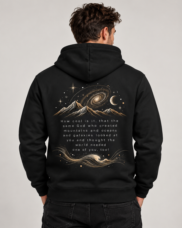 God Created You Hoodie Herren – Christlicher Kapuzenpullover