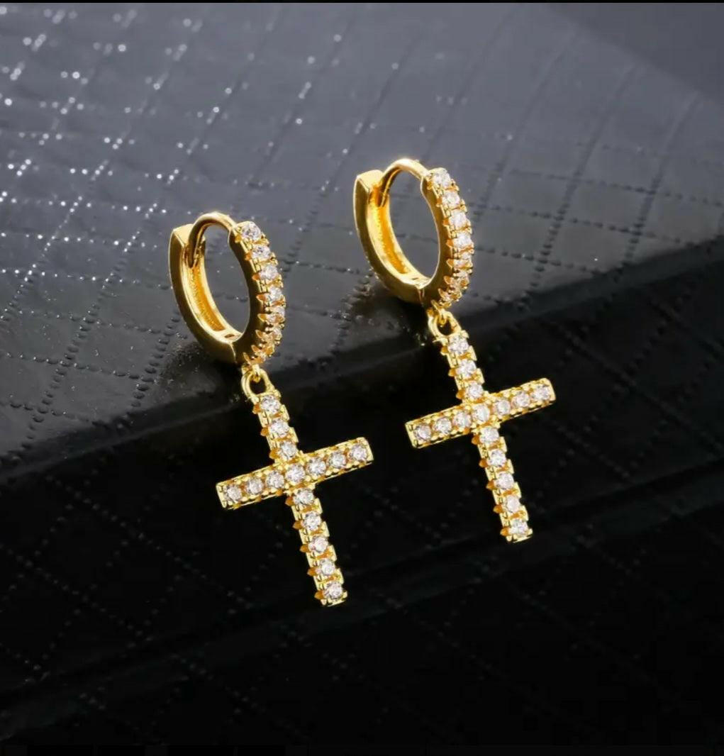 Kreuz Ohrringe - by-grace.store