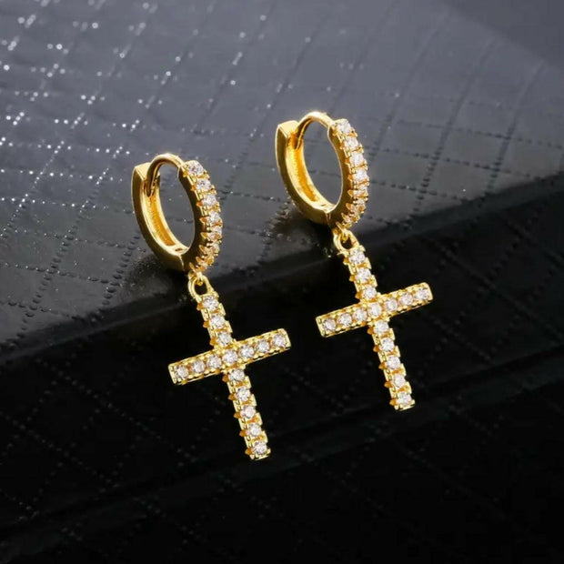 Kreuz Ohrringe - by-grace.store