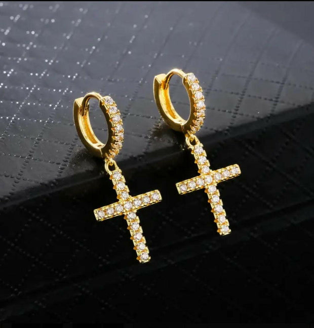 Kreuz Ohrringe - by-grace.store