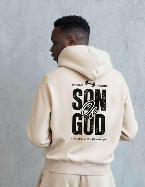 Herren Premium Bio Hoodie "Son of God" - by-grace.store