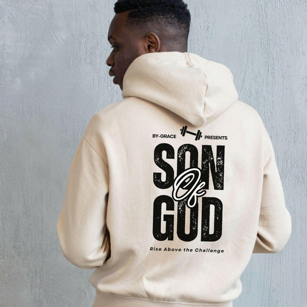 Herren Premium Bio Hoodie "Son of God" - by-grace.store