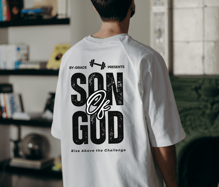 Oversize T-Shirt "Son of God" - by-grace.store