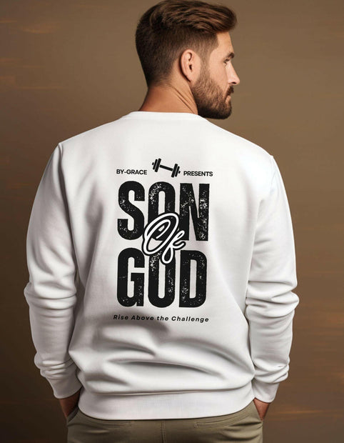 Herren Premium Bio Sweatshirt "Son of God" - by-grace.store