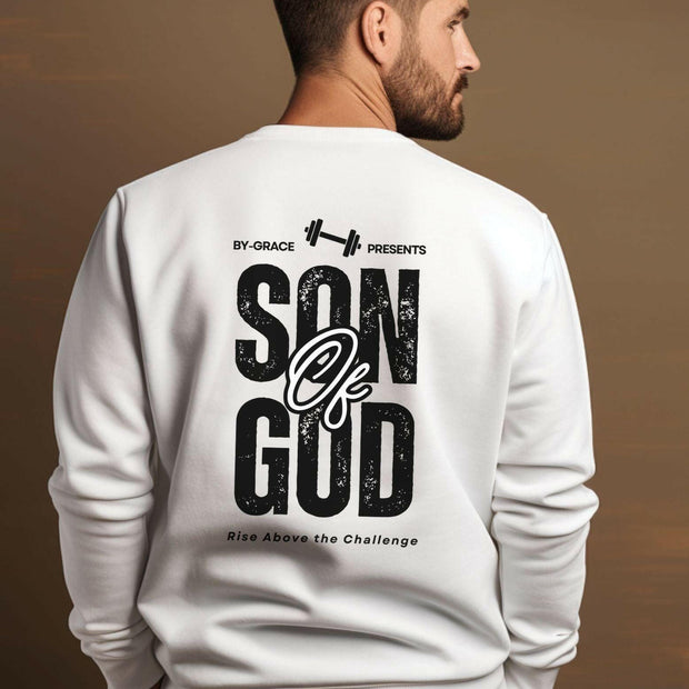 Herren Premium Bio Sweatshirt "Son of God" - by-grace.store