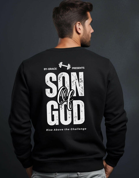 Herren Premium Bio Sweatshirt "Son of God" - by-grace.store