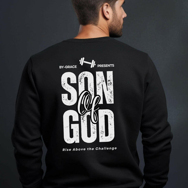 Herren Premium Bio Sweatshirt "Son of God" - by-grace.store
